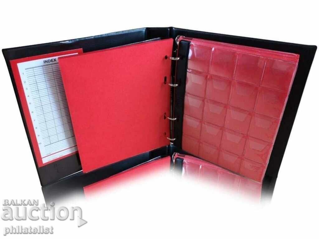 Schulz 10-sheet coin binder for 221 green coins with price 38.00 BGN | € 19.43 Schulz 10-sheet coin binder for 221 green coins with price 38.00 BGN | € 19.43