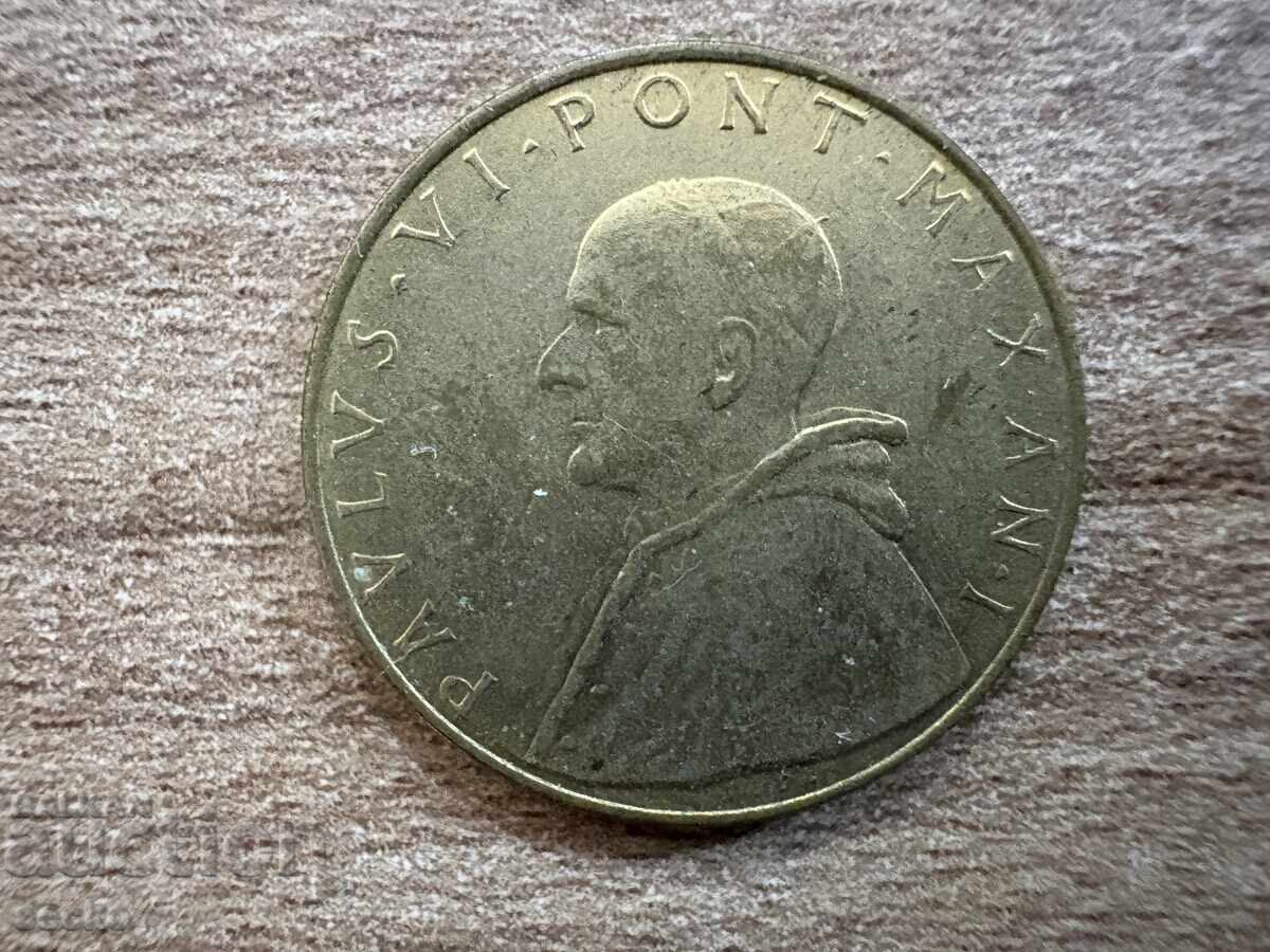Vatican - 20 Lire (1963) with price 3.60 BGN | € 1.84