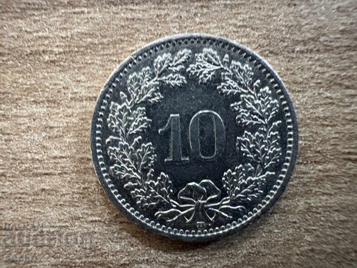 Ελβετία - 10 ραππεν (1991) Ελβετία - 10 ραππεν (1991)