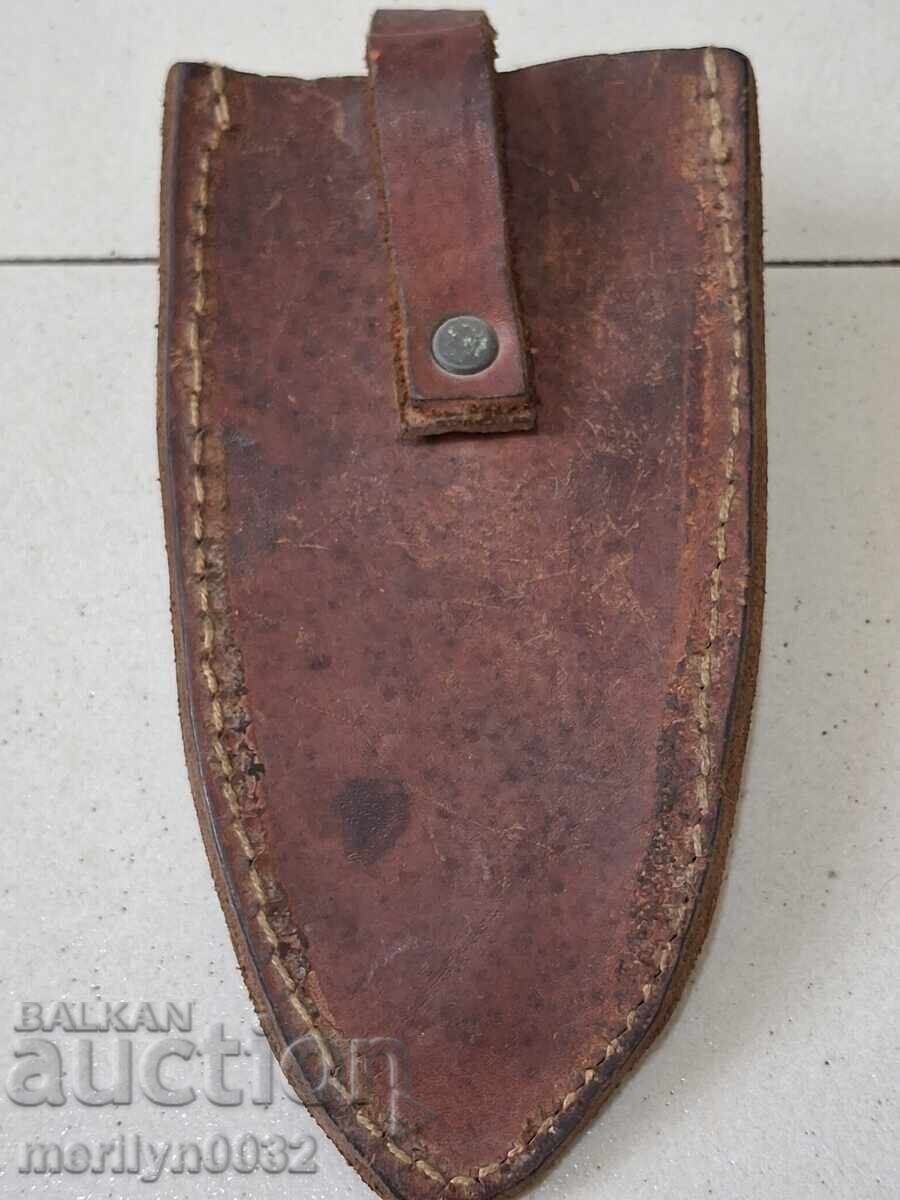 Army leather sheath, thick leather, massive blade with price 67.00 BGN | € 34.26