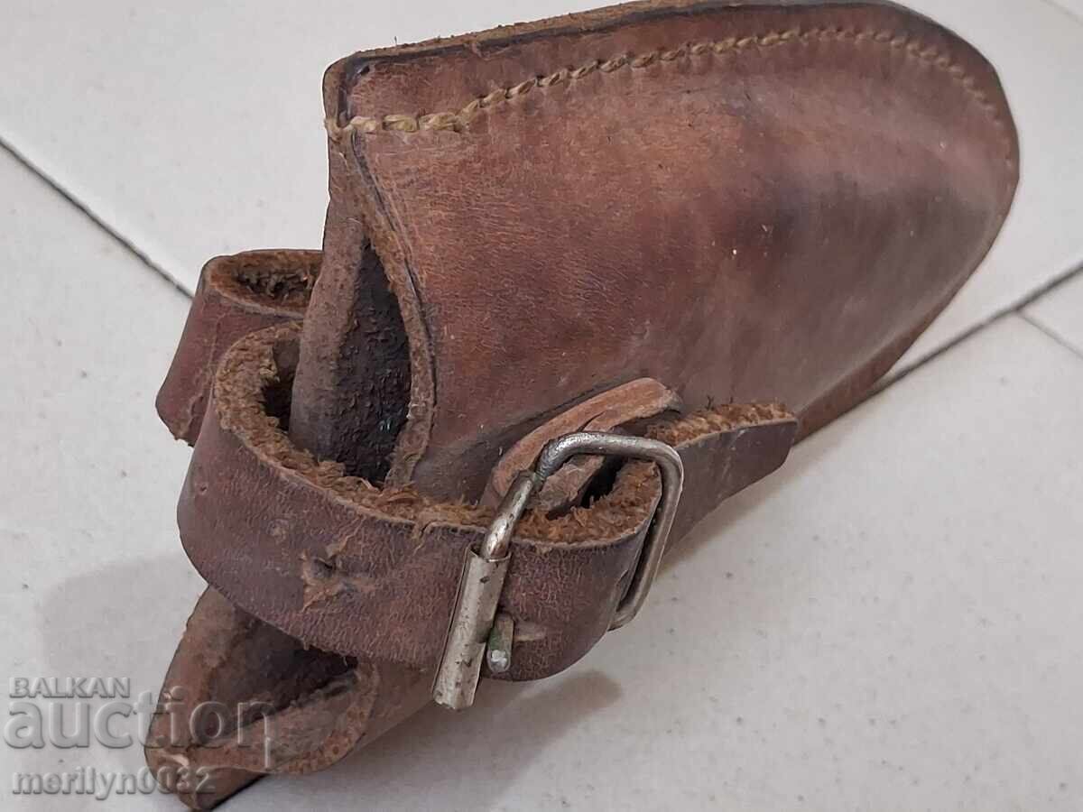 Delivery of Army leather sheath, thick leather, massive blade