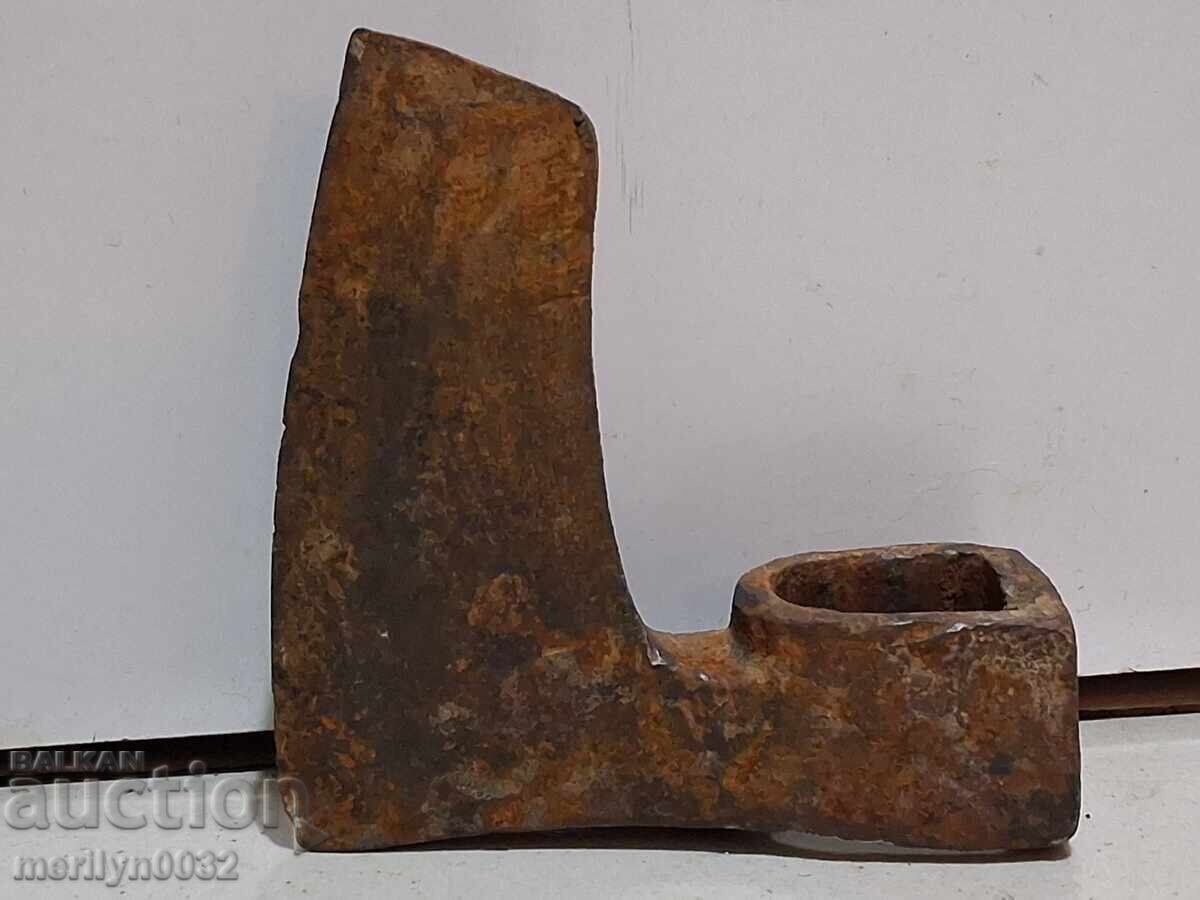 Δημοπρασία Παλιό τσεκούρι "Σφυρί και δρεπάνι" ΛΔΒ εργαλείο σφυρήλατο σίδερο