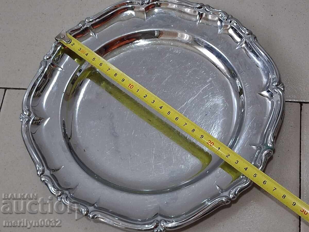 Μεγάλο δίσκος, πιατέλα, ταψί ορείχαλκου - 5