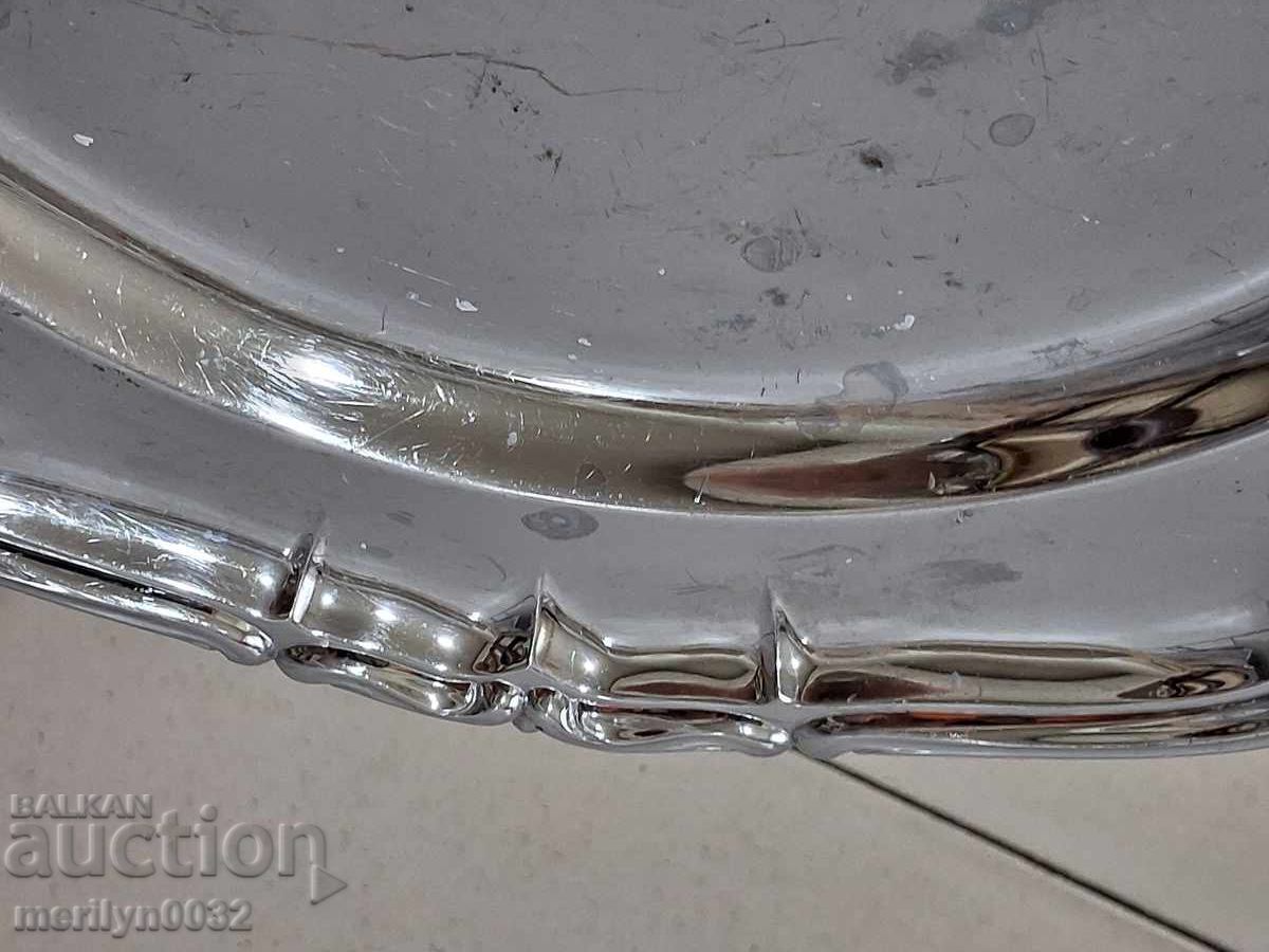 Μεγάλο δίσκος, πιατέλα, ταψί ορείχαλκου - 6