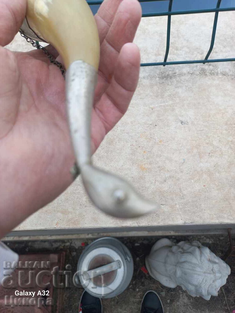 COARNĂ DE ARGINT RENASCENTALĂ PENTRU VIN, BIJUTERIE, COSTUM POPULAR - 6