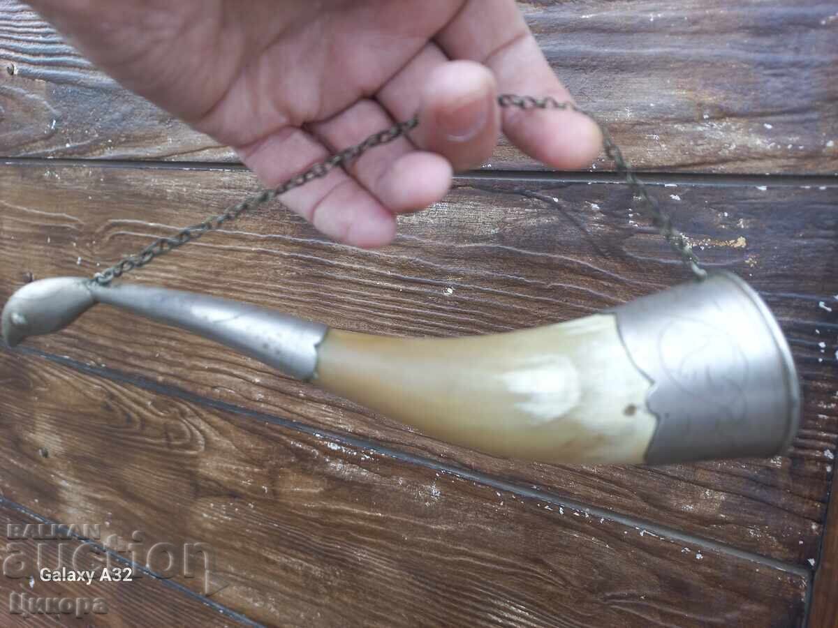 COARNĂ DE ARGINT RENASCENTALĂ PENTRU VIN, BIJUTERIE, COSTUM POPULAR