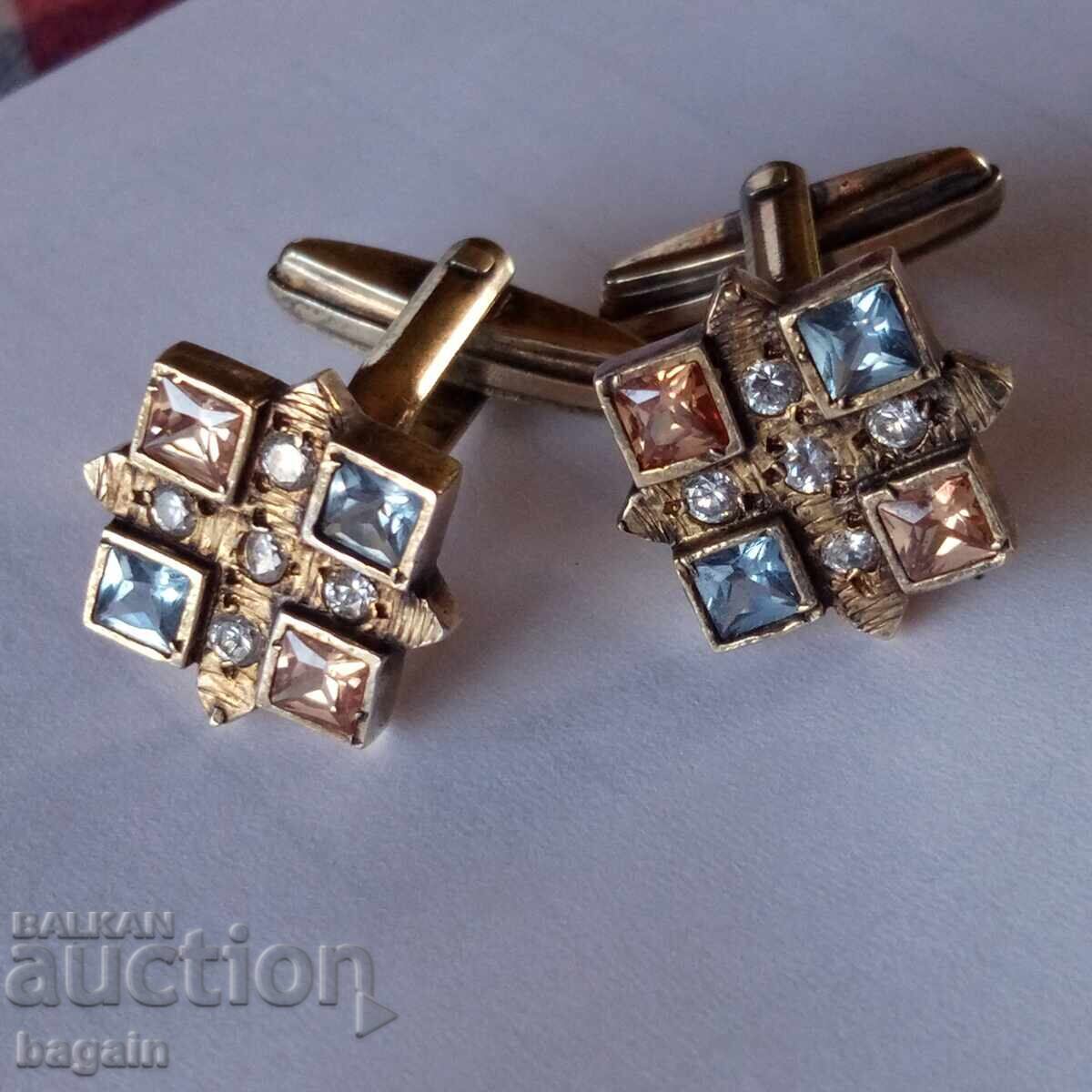 Unique topaz cufflinks