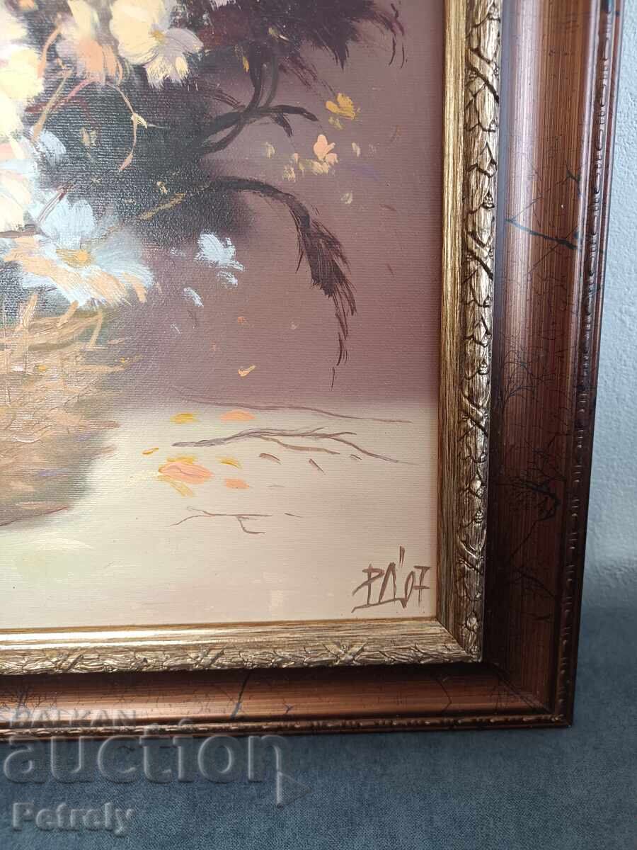 Livrarea Pictură veche în ulei Livrarea Pictură veche în ulei