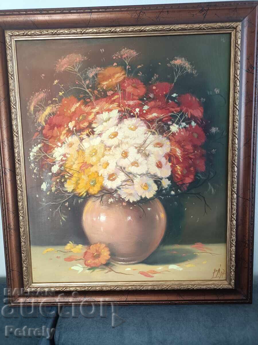 Old oil painting with price 350.00 BGN | € 178.95