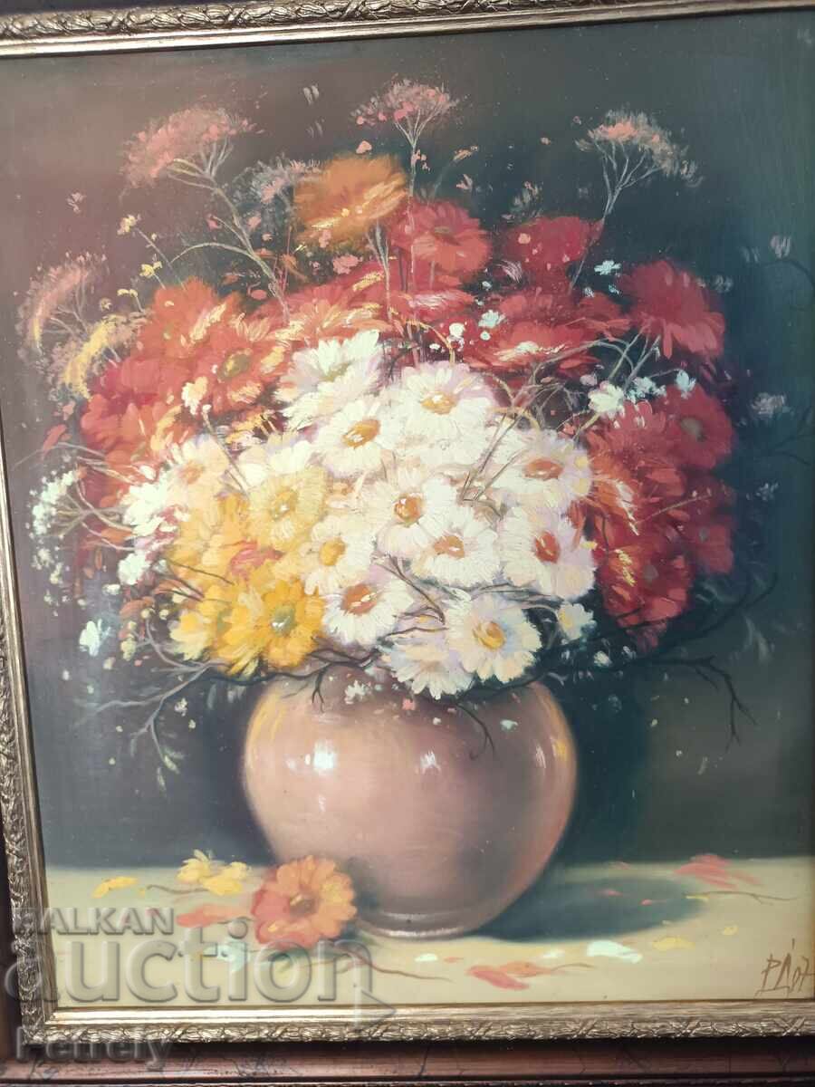 Auction  Old oil painting