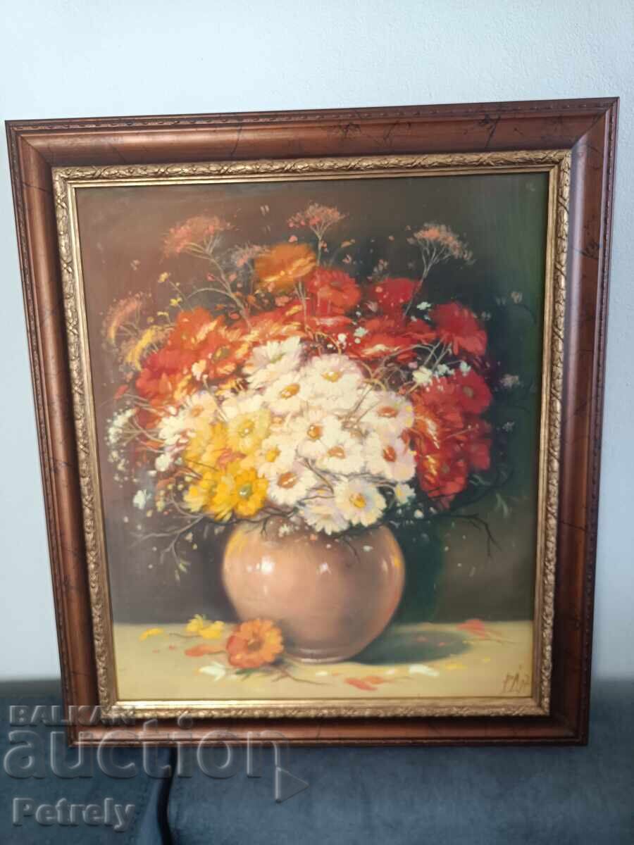 Old oil painting - 5