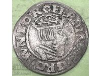 3 Kreuzer 1558 Austria Linz - Rare! Ferdinand I Silver