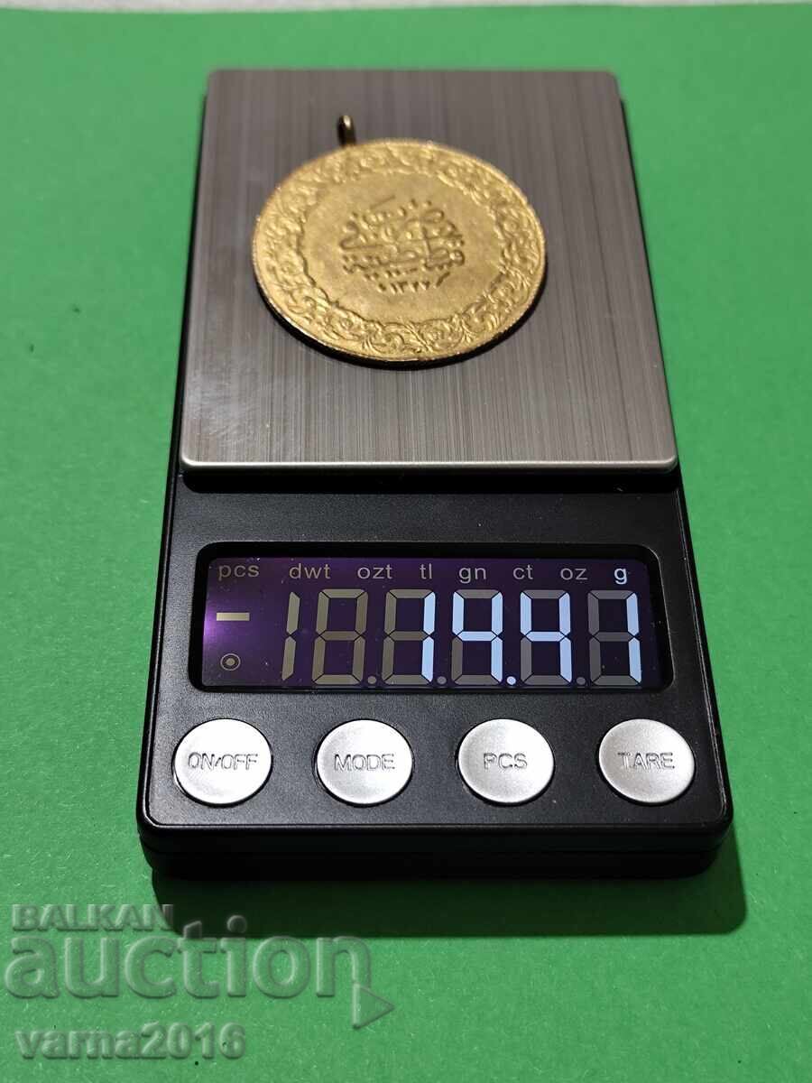 Licitație Monedă Turcească Aurită Licitație Monedă Turcească Aurită