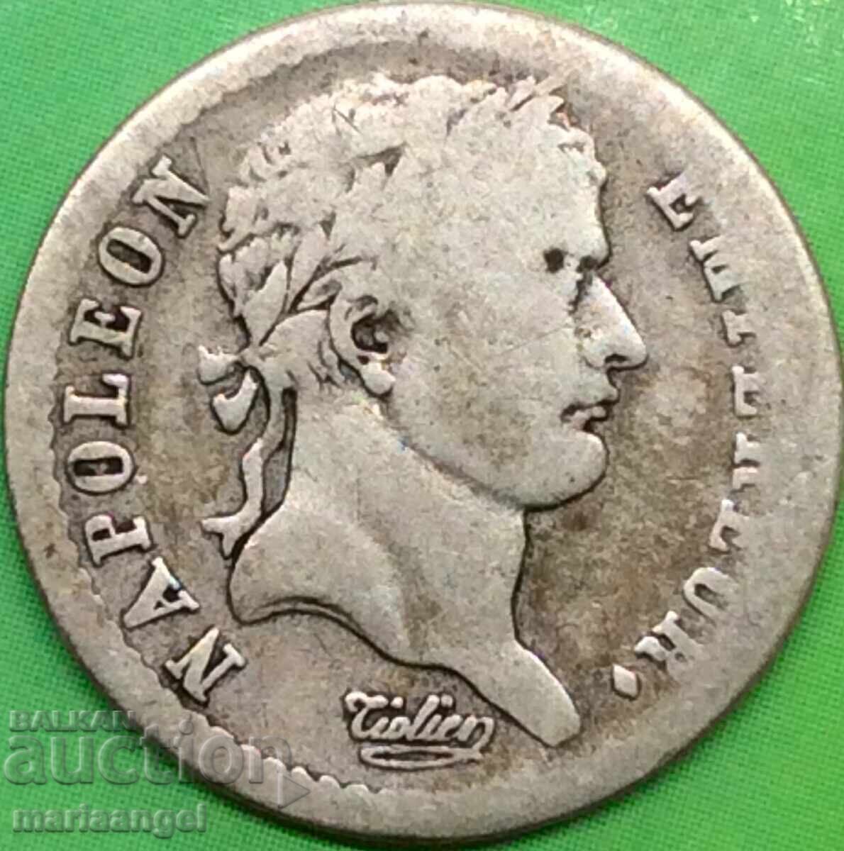 Napoleon 1/2 Franc 1808 Franța A - Paris Argint - 7 Napoleon 1/2 Franc 1808 Franța A - Paris Argint - 7