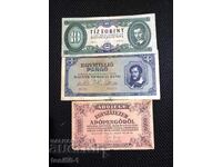 Hungary - 3 banknotes