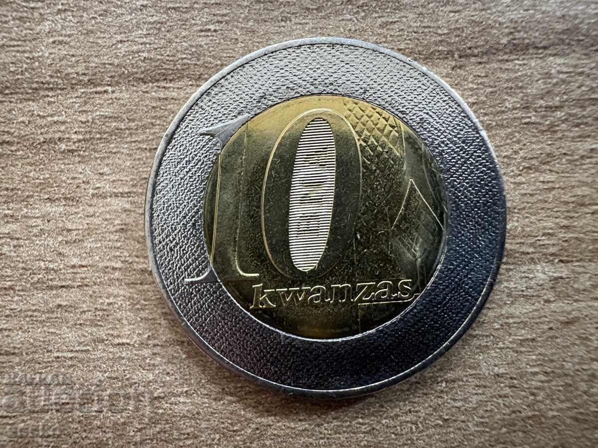 Angola - 10 Kwanzas (2012) Angola - 10 Kwanzas (2012)