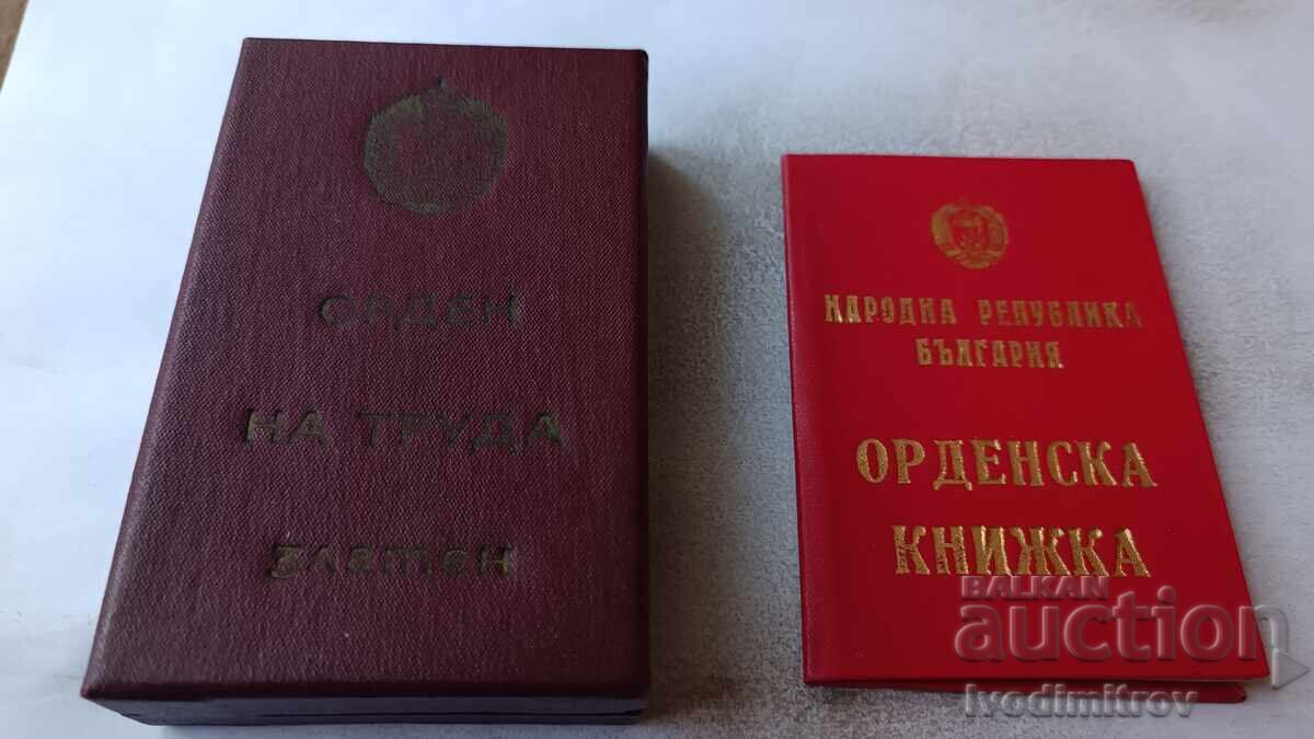 Auction  Golden Order of Labor with Certificate