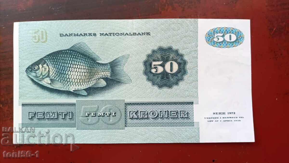 Дания 50 крони 1972 с цена € 16.36 | 32.00 лв.