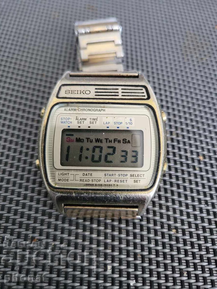 Συλλεκτικό ρολόι SEIKO A158-5050 με τιμή 120.00 BGN | € 61.36 Συλλεκτικό ρολόι SEIKO A158-5050 με τιμή 120.00 BGN | € 61.36