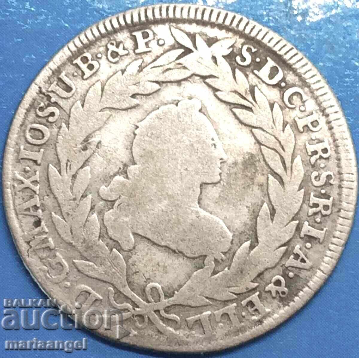 10 Kreuzer 1768 Bavaria Germany silver very rare with price 48.00 BGN | € 24.54