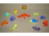 Lot of 11 toy dinosaur figures, 6 - 10 cm, excellent condition