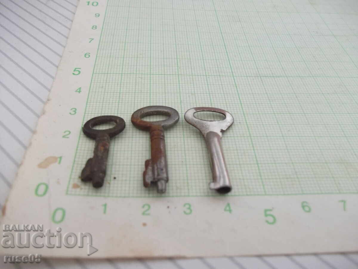 Lot de 3 buc. chei pentru lacăte cu preț 15.00 BGN | € 7.67