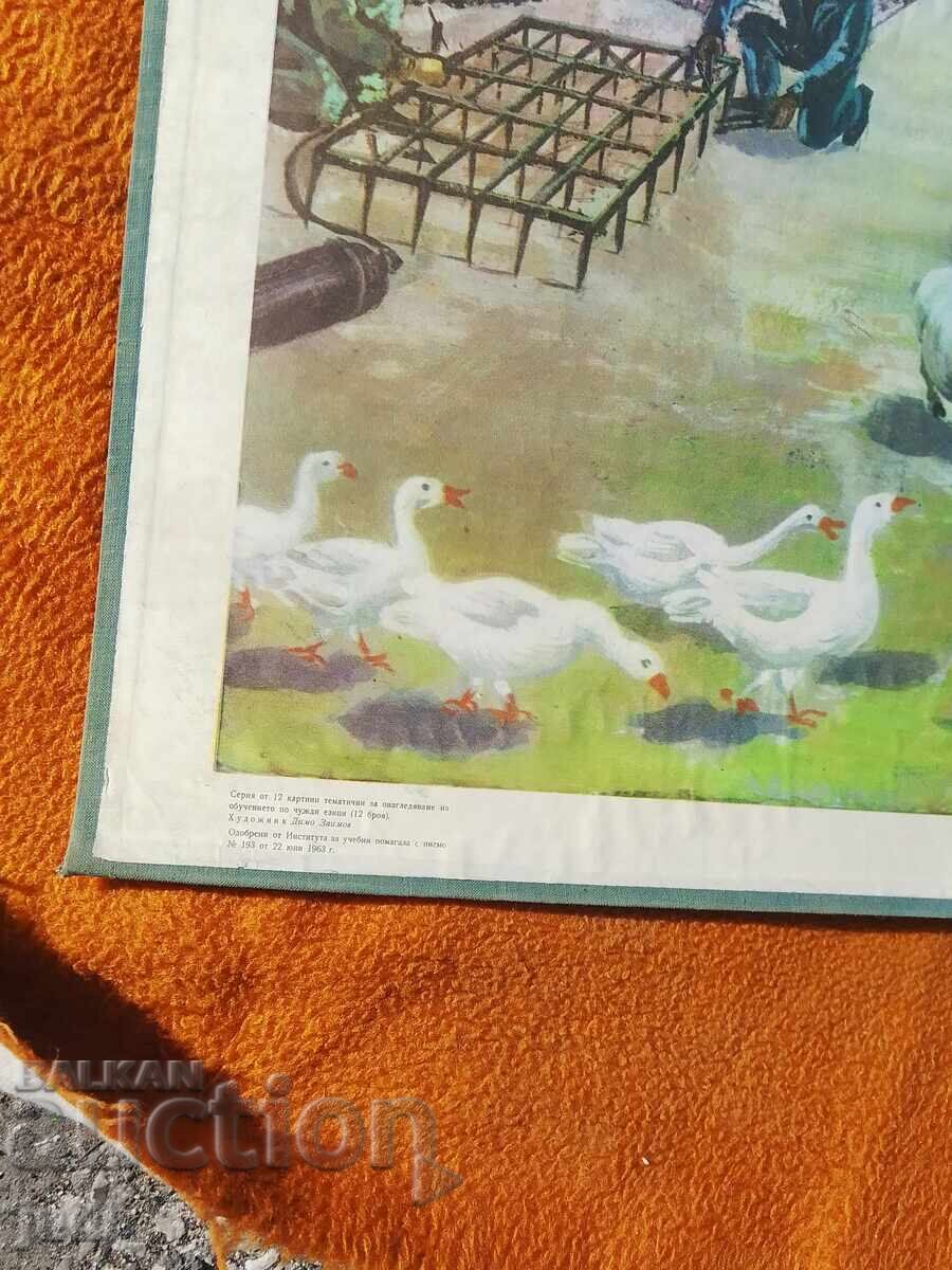 Δημοπρασία Σοσιαλιστική αφίσα 1962 ΤΚΖΣ Δημοπρασία Σοσιαλιστική αφίσα 1962 ΤΚΖΣ