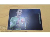 Card cu autograf Jasper Cillessen, cu ștampilă pe verso