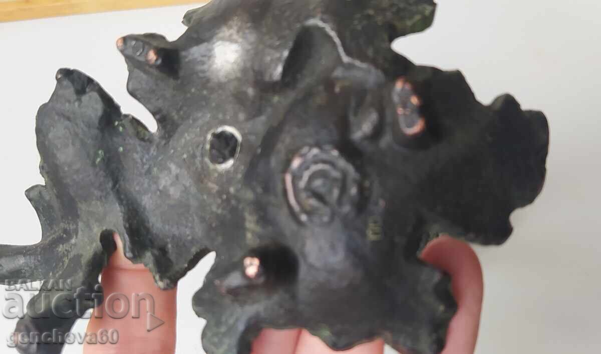 Vintage boy pageboy candlestick with tulip, leaf / USSR - 7 Vintage boy pageboy candlestick with tulip, leaf / USSR - 7