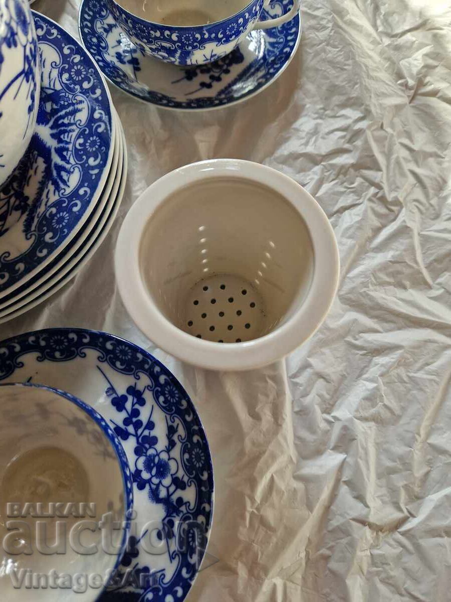 Japanese Fine Porcelain Tea Service - 7 Japanese Fine Porcelain Tea Service - 7