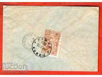 BULGARIA FAȚA DUBLĂ PLIC CĂLĂTORIT SOFIA - PANAGYURIȘTE 1908