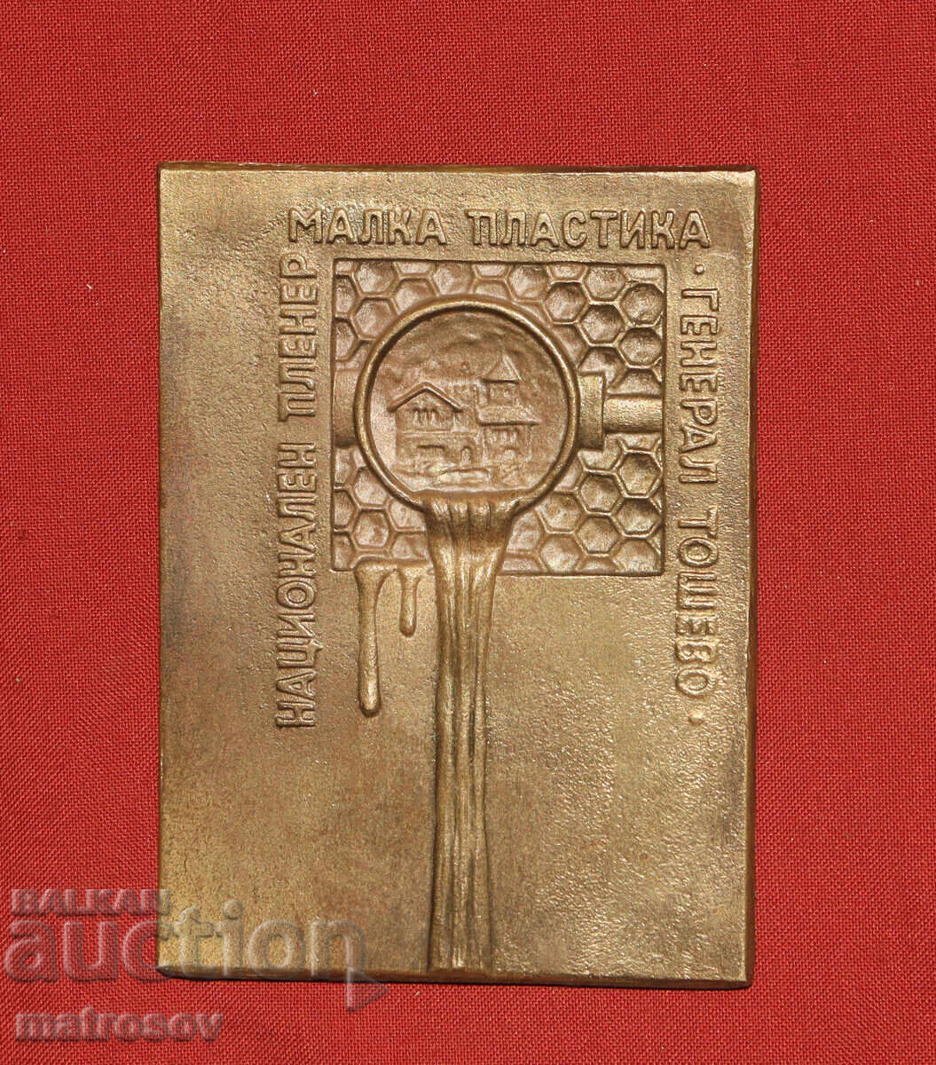 Auction  Bronze sculpture bas-relief national plein air sculpture