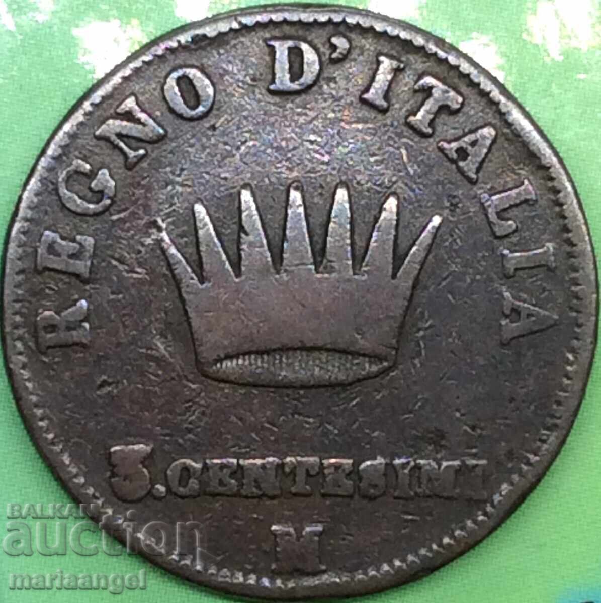 Δημοπρασία Napoleon 3 centesimi 1810 Ιταλία Μ - Μιλάνο