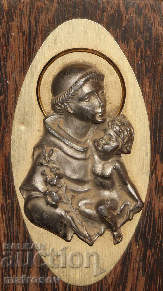 Delivery of Handmade metal decoration Saint Anthony of Padua
