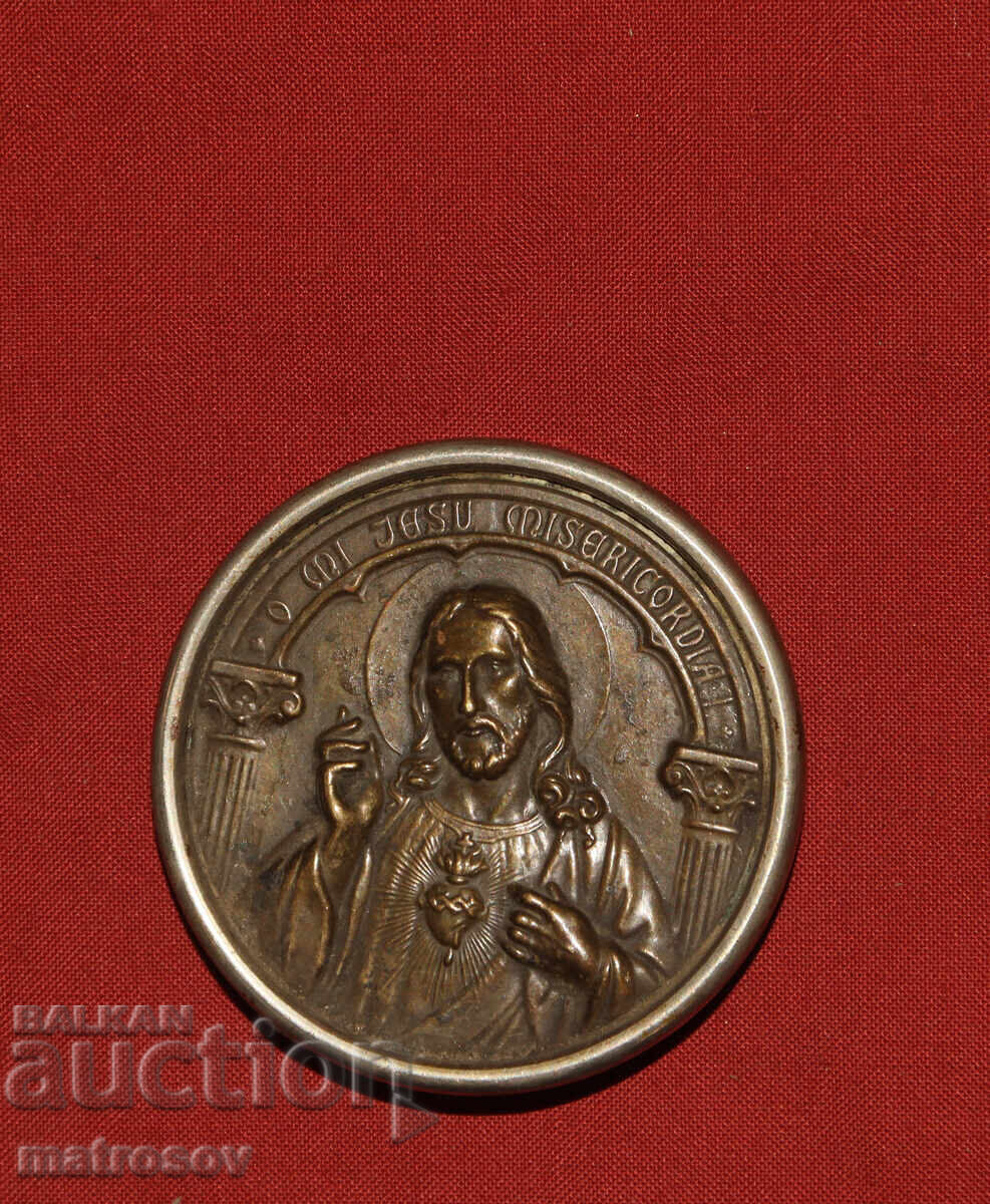 Old metal desk decoration Jesus Christ with price 80.00 BGN | € 40.90