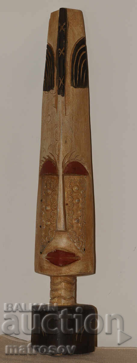 Αυθεντική γλυπτική ξυλογλυπτική μάσκα με τιμή 260.00 BGN | € 132.94