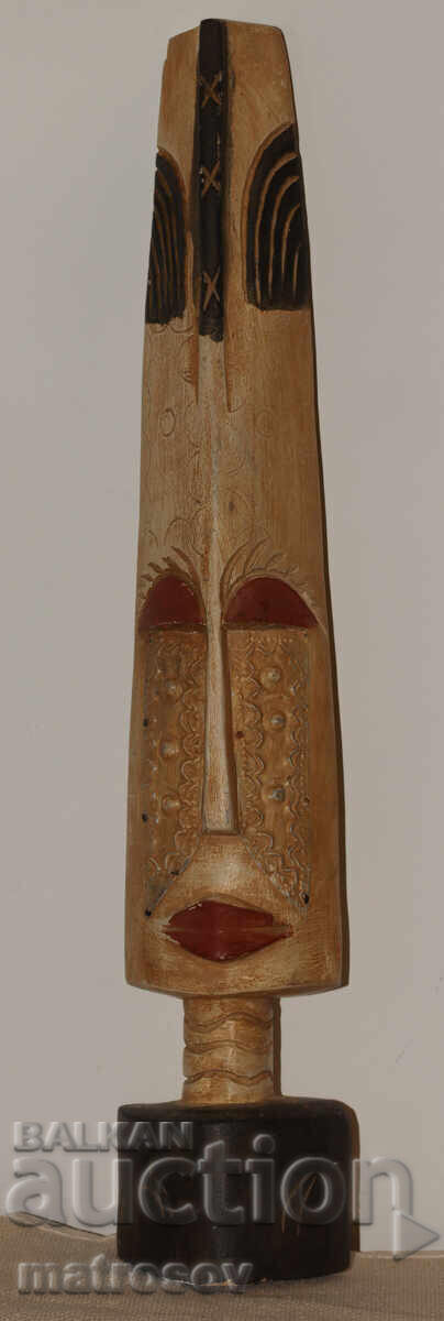 Δημοπρασία Αυθεντική γλυπτική ξυλογλυπτική μάσκα