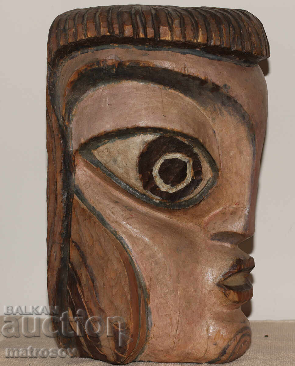 Author's Sculpture Wood Carving Face with price 300.00 BGN | € 153.39