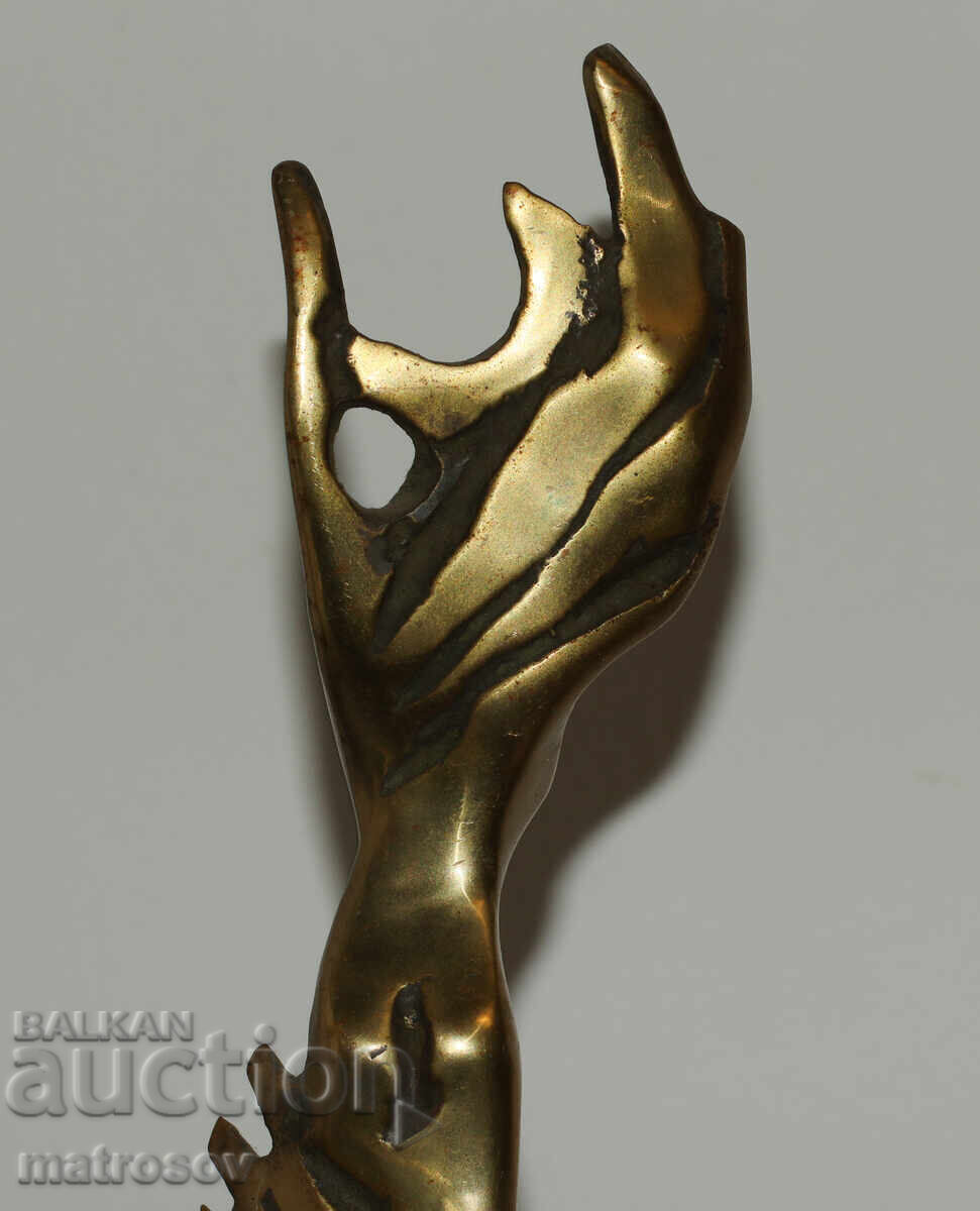 Авторска бронзова скулптура стилизирана фигура - 7 Авторска бронзова скулптура стилизирана фигура - 7