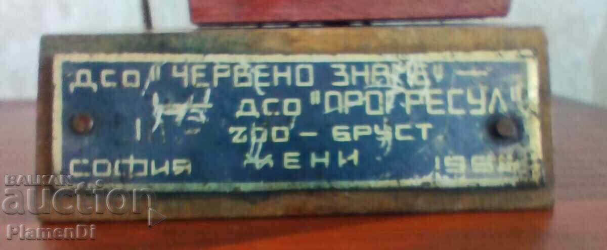 Auction  Old DSO "Red Flag" Plaque