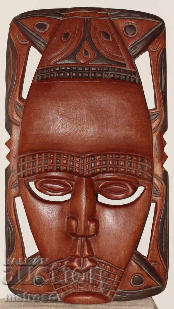 African Large Wall Sculpture Wood Carving Mask with price 300.00 BGN | € 153.39