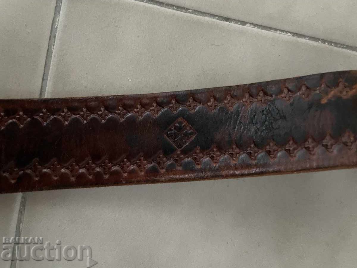 Curea - piele, 100/4 cm, nouă cu preț 34.95 BGN | € 17.87