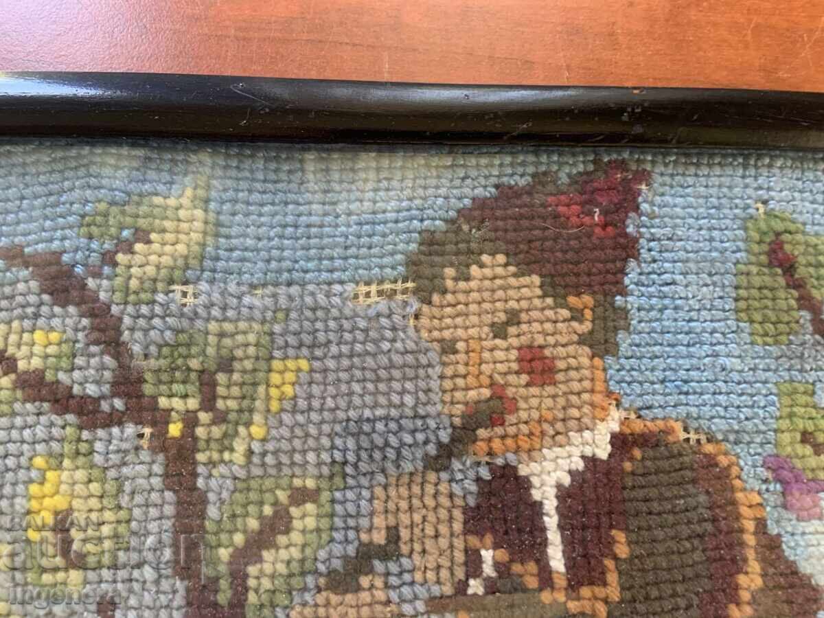 EARLY SOCIETY TAPESTRY SEWED PANEL WOOD FRAME with price 28.00 BGN | € 14.32