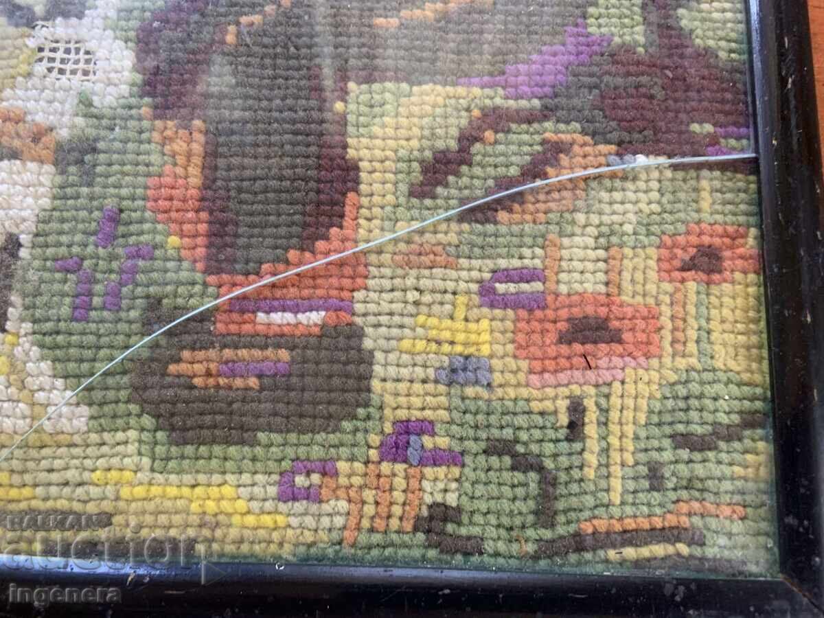 EARLY SOCIETY TAPESTRY SEWED PANEL WOOD FRAME - 5