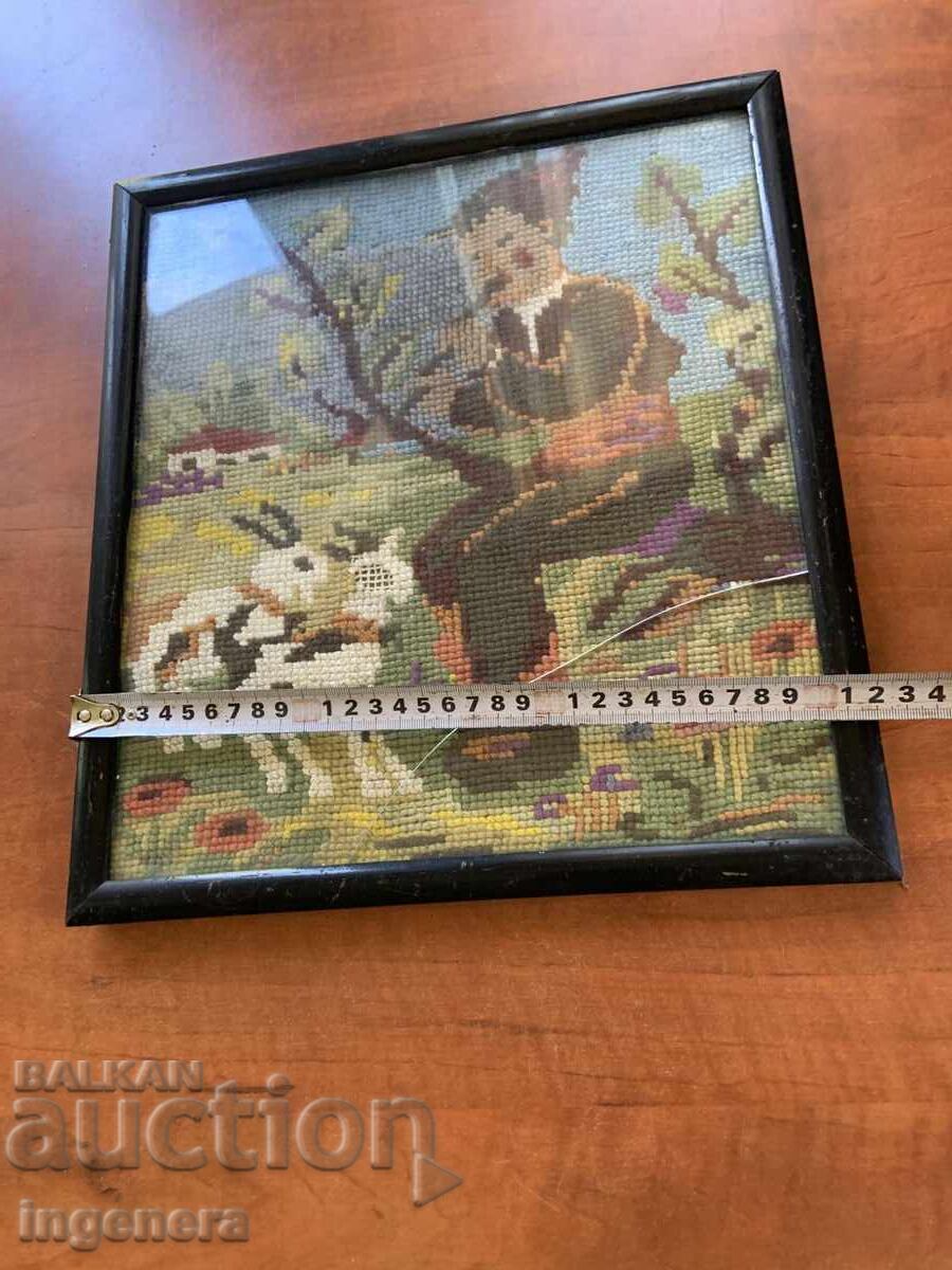 EARLY SOCIETY TAPESTRY SEWED PANEL WOOD FRAME - 6