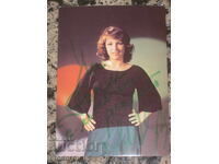 Felicitare cu Margarita Hranova, autograf