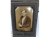 1929 FOTOGRAFIE REGALĂ, CARTON, BULGAR ÎN AMERICA