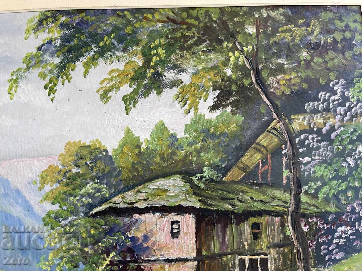 Δημοπρασία Παλιός Πίνακας Λαδομπογιάς