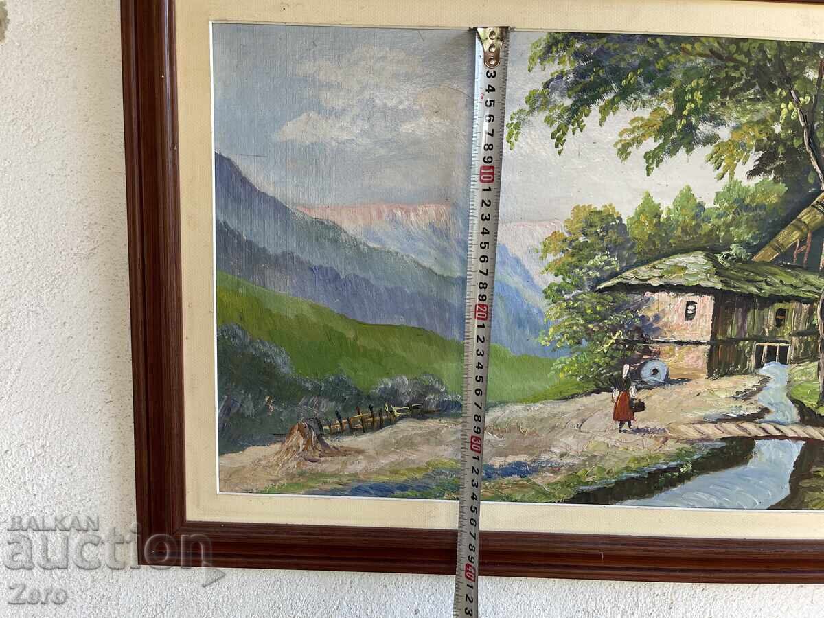 Παλιός Πίνακας Λαδομπογιάς - 5