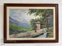 Παλιός Πίνακας Λαδομπογιάς